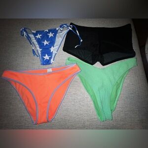 LOT of swim bottoms size LARGE
